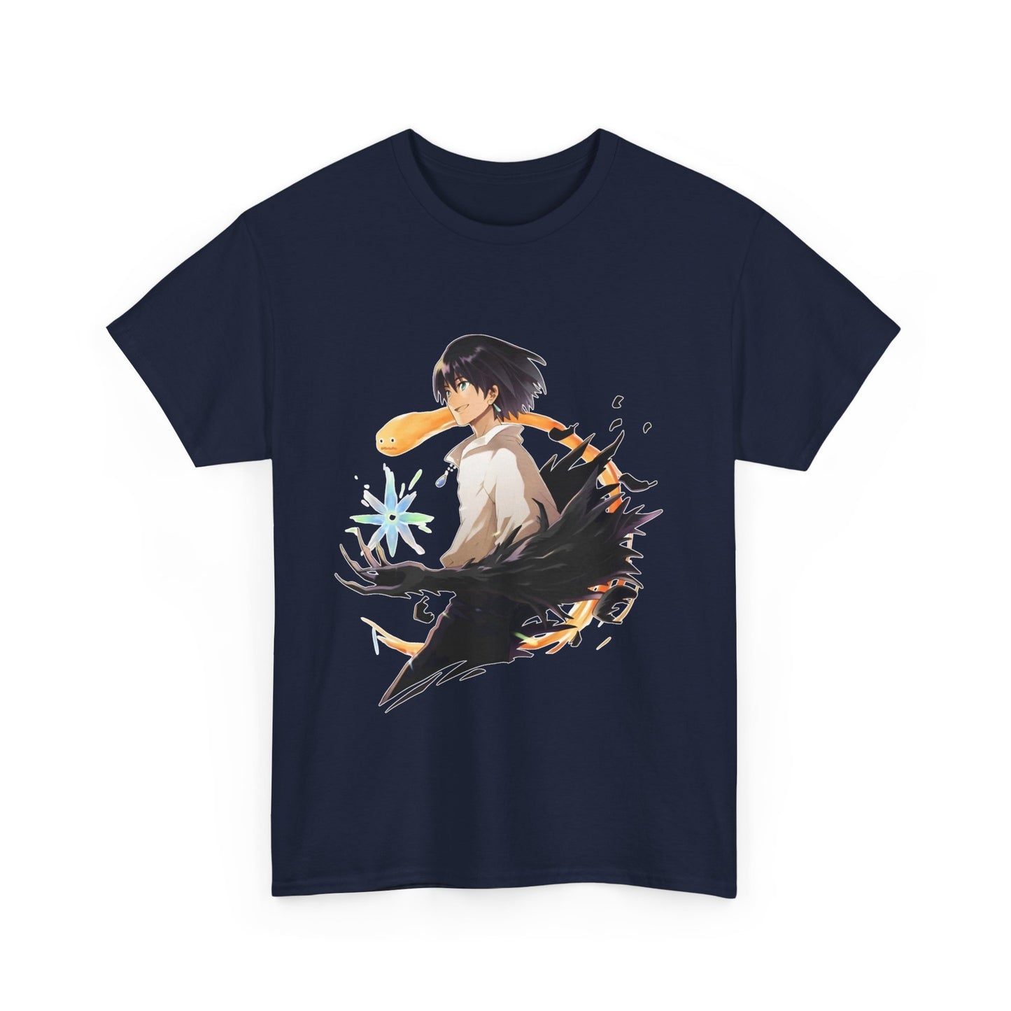 Howl & Calcifer Ghibli T-Shirt – 100% Cotton Anime Shirt Gift