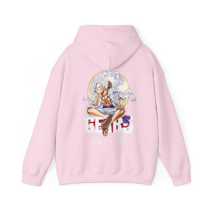 Monkey D. Luffy Gear 5 Back Print Hoodie – 100% Cotton One Piece Anime Sweatshirt
