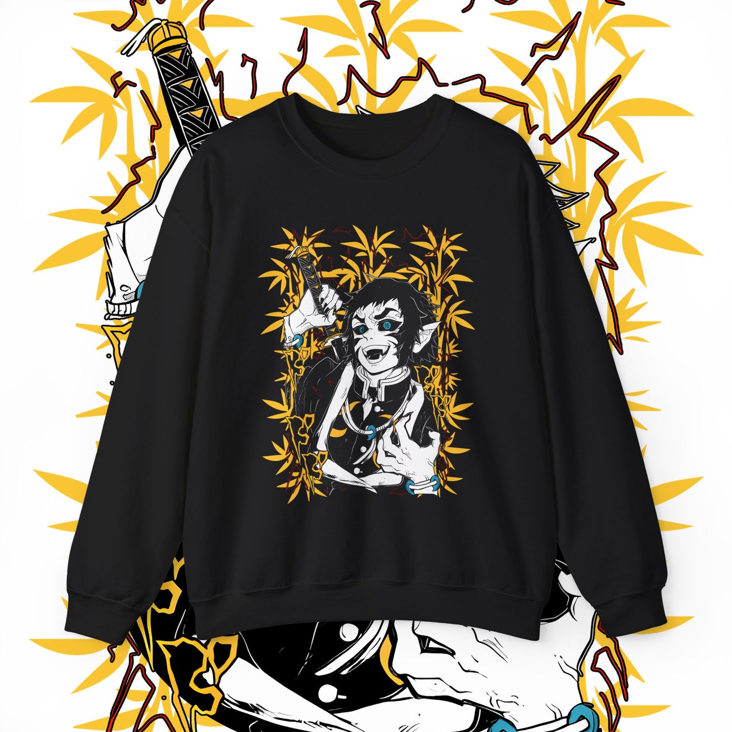Kaigaku Demon Slayer Art Thunder Style Sweatshirt