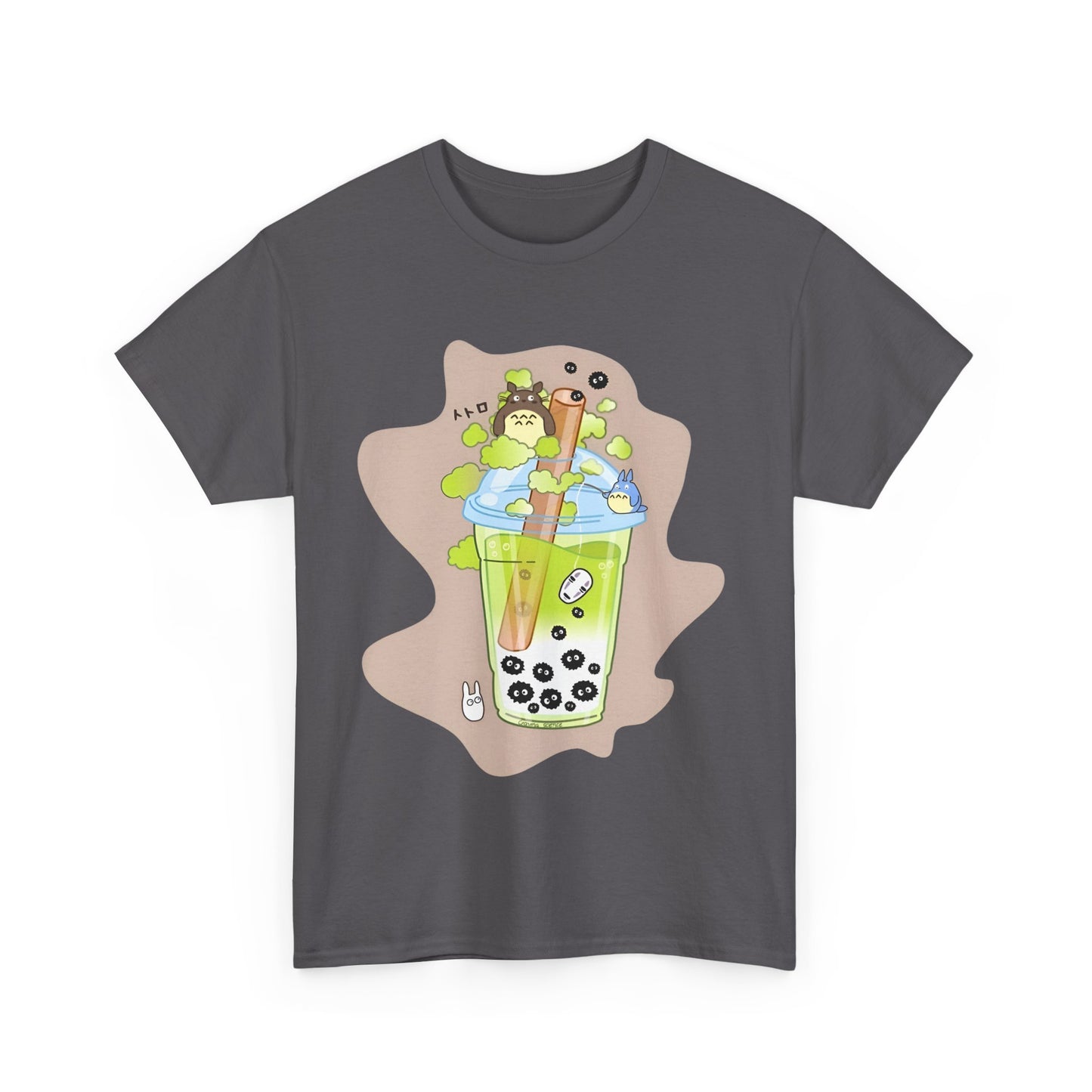 Ghibli Characters Smoothie T-Shirt | 100% Cotton Studio Ghibli Anime Tee