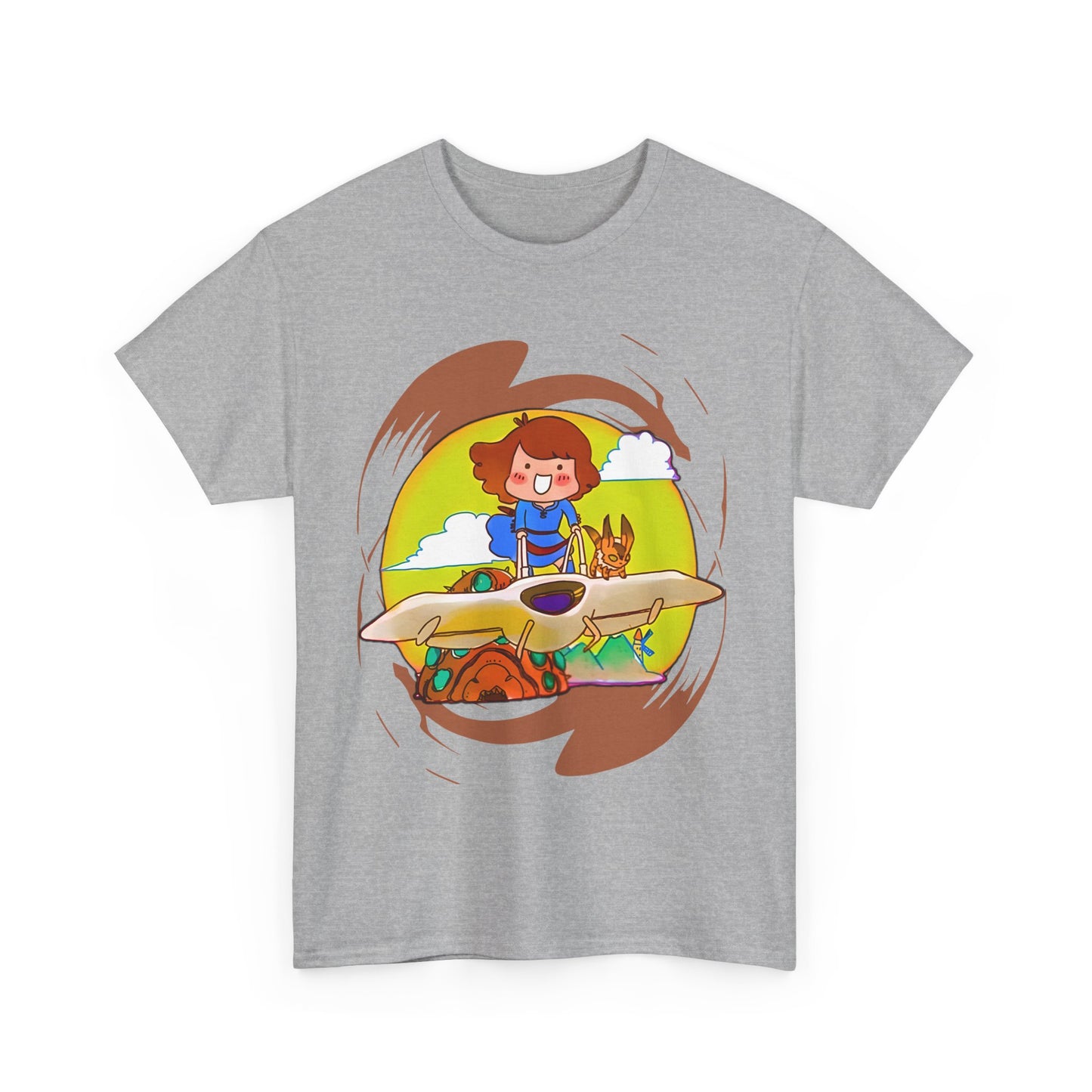 Nausicaa of the Valley of the Wind T-Shirt – 100% Cotton Studio Ghibli Anime Tee