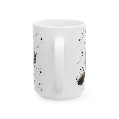 Kiki’s Delivery Service Mug – 11oz & 15oz Studio Ghibli Ceramic Coffee Cup – Cute Anime Gift for Fans