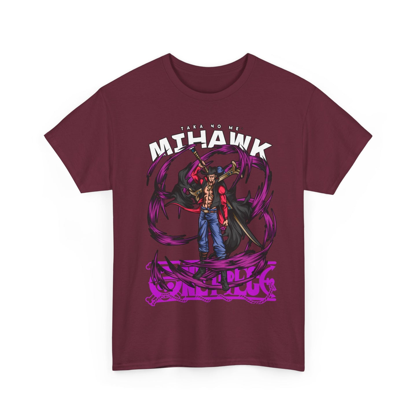 Dracule Mihawk One Piece T-Shirt – 100% Cotton Anime Tee for Warlord Fans