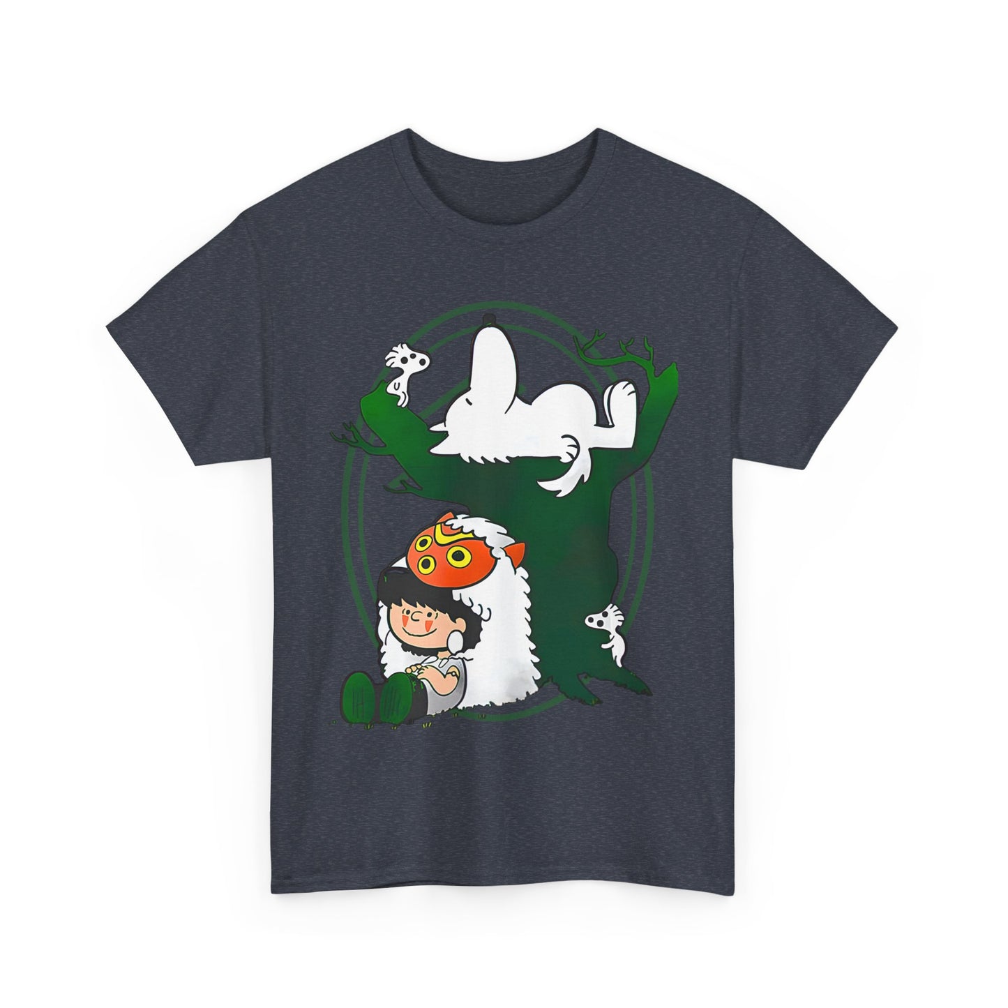Princess Mononoke T-Shirt – 100% Cotton Studio Ghibli Anime Tee for Fans