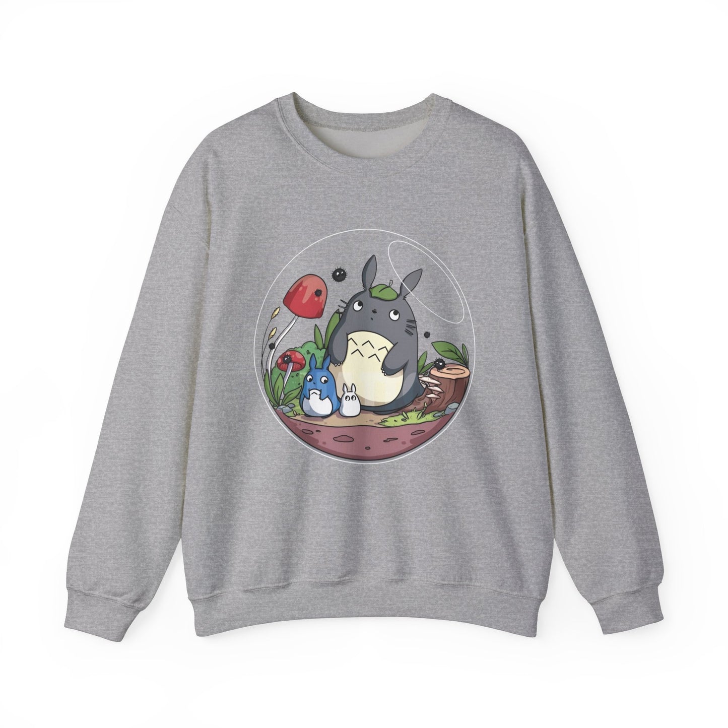 Totoro in a Bubble Sweatshirt – 100% Cotton Studio Ghibli Cozy Anime Pullover