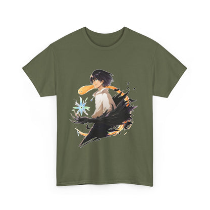 Howl & Calcifer Ghibli T-Shirt – 100% Cotton Anime Shirt Gift
