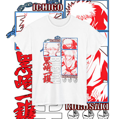 Bleach Ichigo Kurosaki 100% Cotton Anime T-Shirt