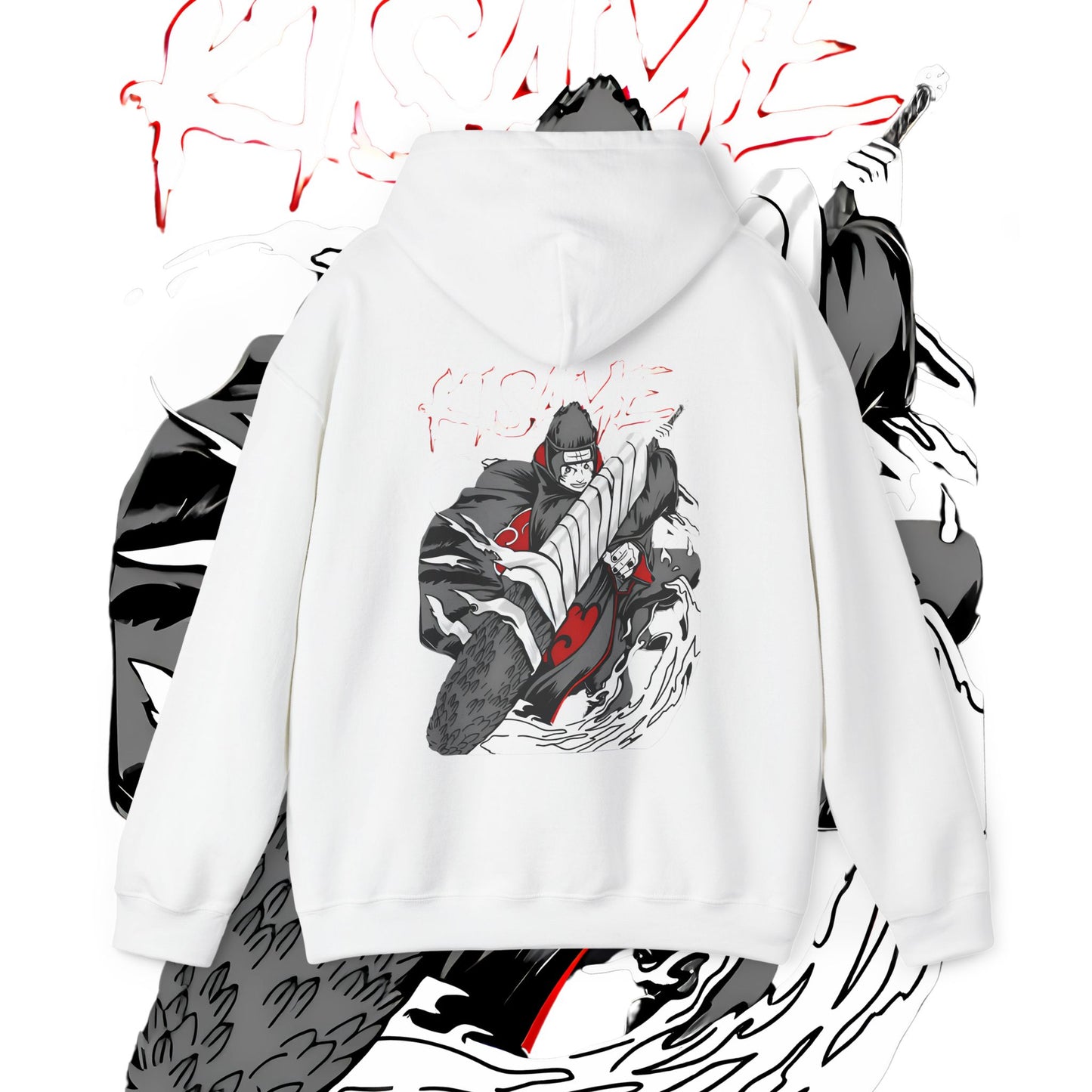 Kisame Hoshigaki Naruto Back Print Hoodie – Premium Cotton Anime Streetwear