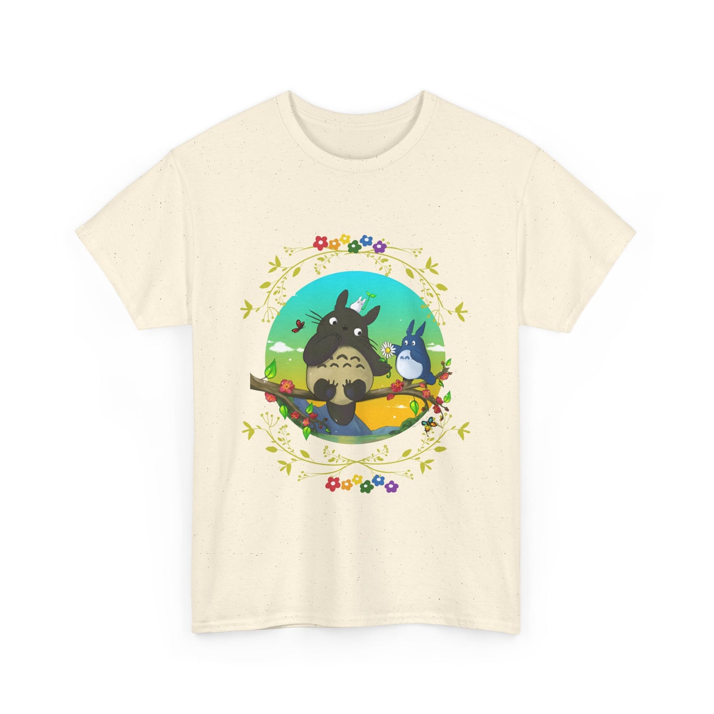 My Neighbor Totoro T-Shirt 100% Cotton Studio Ghibli Anime Tee