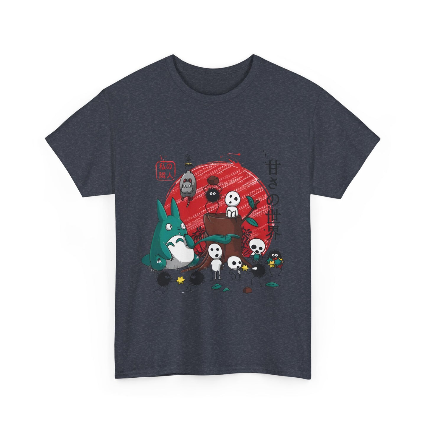 Ghibli Characters T-Shirt – 100% Cotton Anime Tee for Studio Ghibli Fans