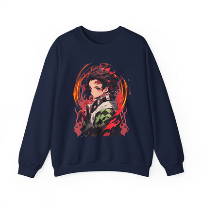 Tanjiro Kamado Hashira Sweatshirt | 100% Cotton Demon Slayer Anime Pullover