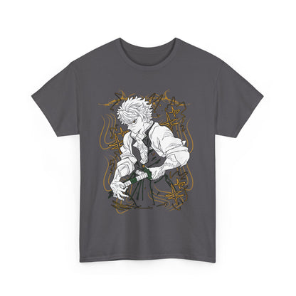 Sanemi Shinazugawa Demon Slayer T-Shirt – 100% Cotton Anime Tee for Demon Slayer Fans