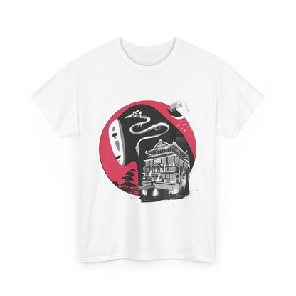 No Face Ghibli Art T-Shirt | Spirited Away Anime Cotton Tee