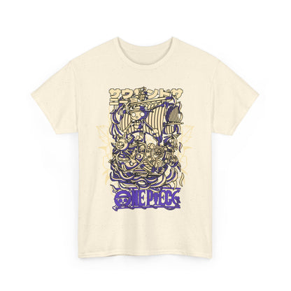 One Piece Ship T-Shirt – 100% Cotton Anime Tee Featuring Going Merry & Thousand Sunny