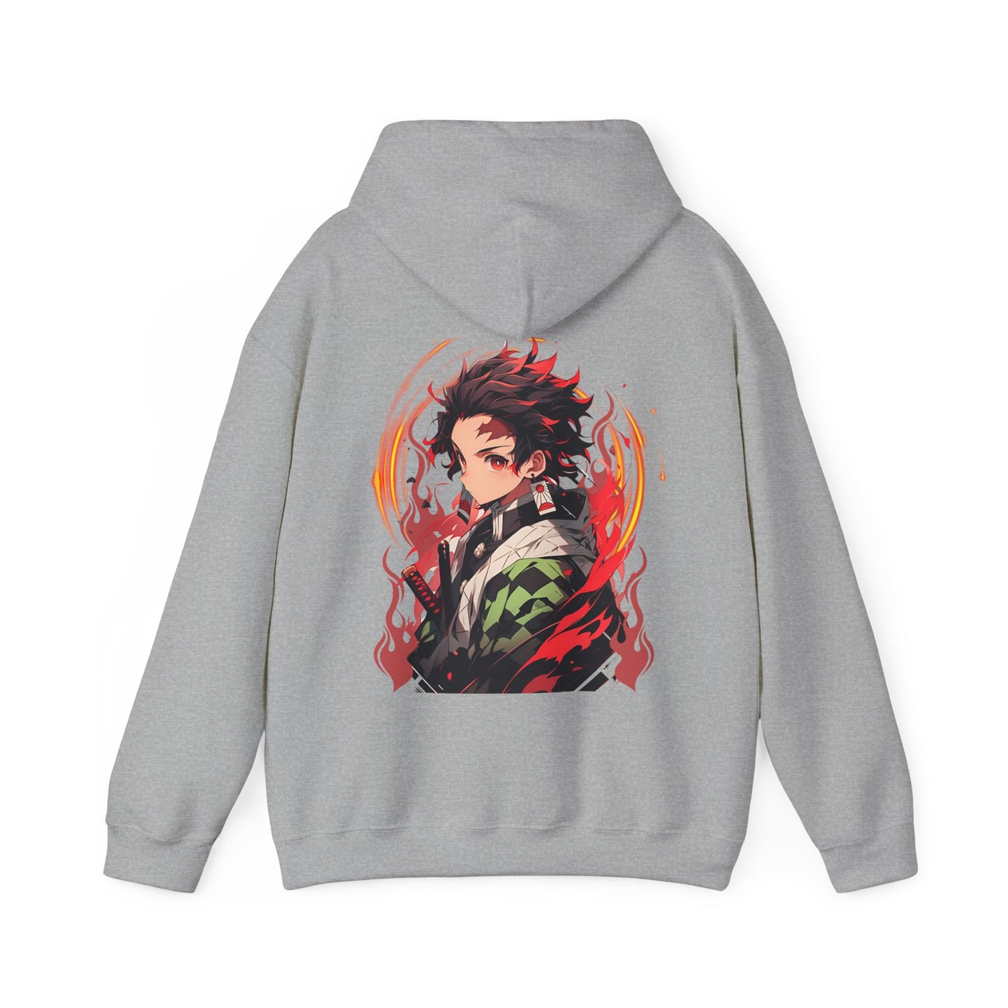 Tanjiro Kamado Back Print Hoodie | 100% Cotton Demon Slayer Hashira Hoodie