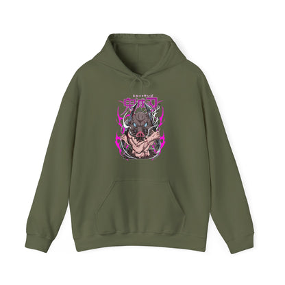 Inosuke Hashibira Demon Slayer Hoodie – 100% Cotton Anime Hoodie for Boar Head Fans