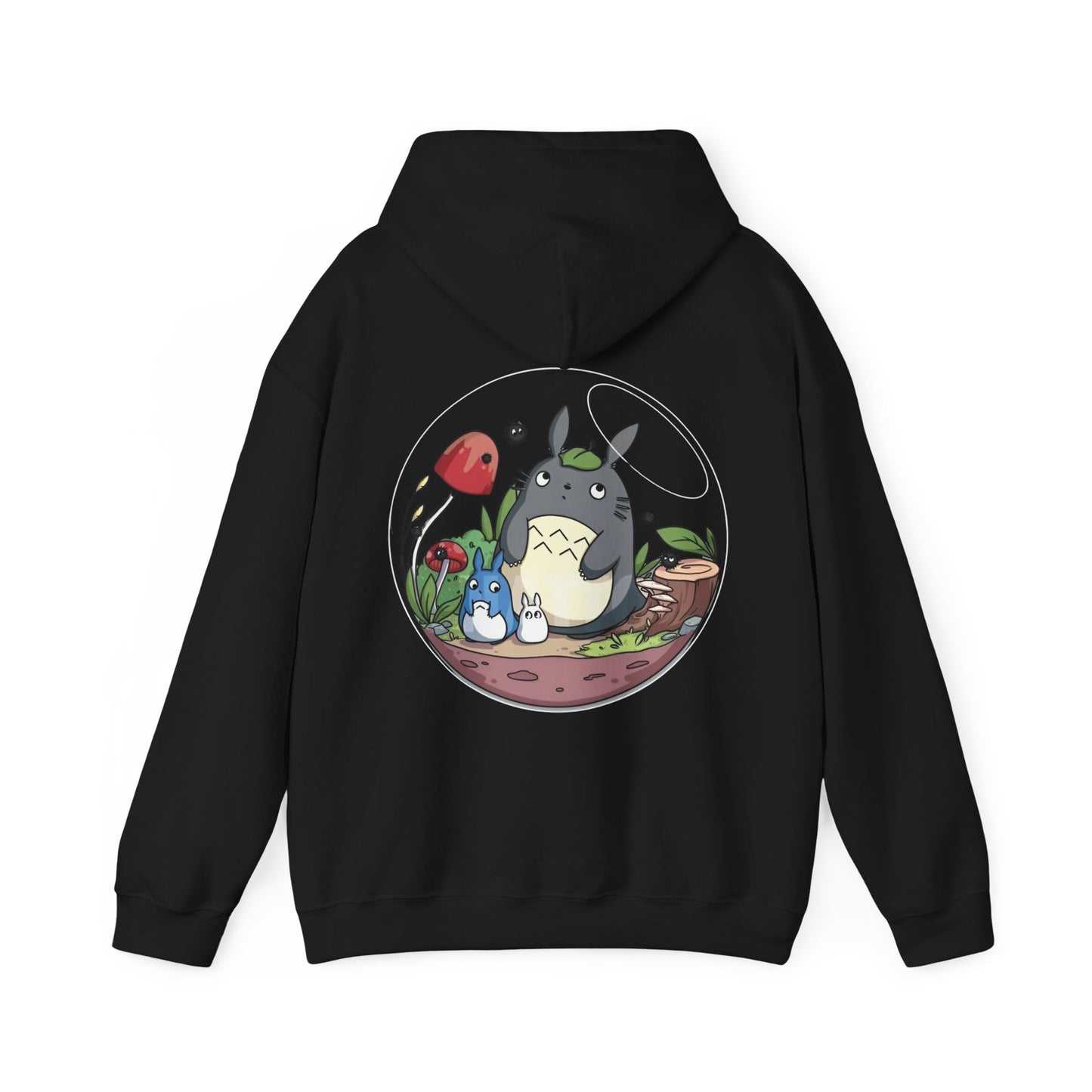 Totoro in a Bubble Hoodie | Studio Ghibli 100% Cotton Back Print Sweatshirt
