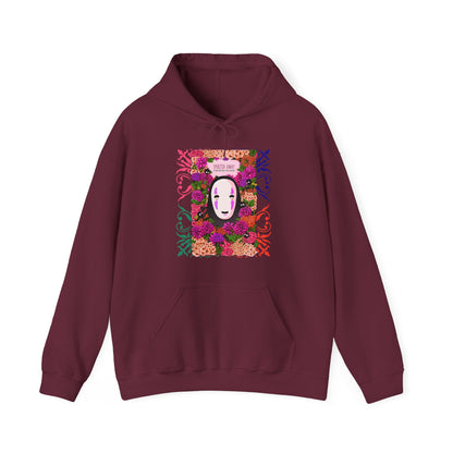 No Face Spirited Away Hoodie – 100% Cotton Gildan 18500 | Studio Ghibli Anime Hoodie