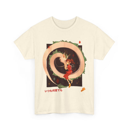 Chihiro and Haku T-Shirt – Ghibli Anime Cotton Tee for Fans