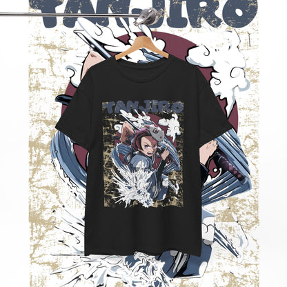 Tanjiro Wind Mask T-Shirt | Demon Slayer | 100% Cotton Anime Tee