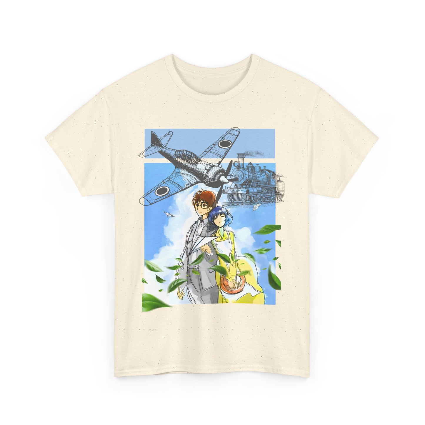 The Wind Rises Ghibli T-Shirt – 100% Cotton Anime Tee for Studio Ghibli Fans