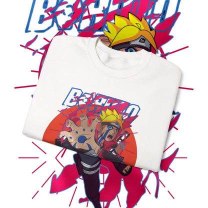 Boruto Hero Anime Sweatshirt | 100% Cotton Ninja Streetwear