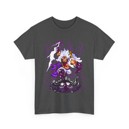 Luffy Gear 5 One Piece T-Shirt – 100% Cotton Anime Tee for Straw Hat Fans