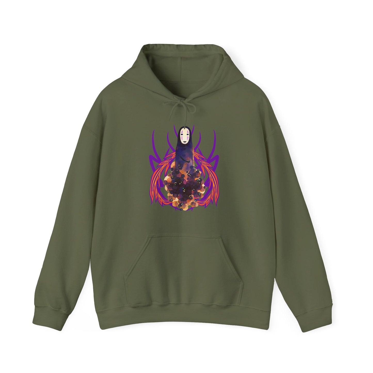 No Face Hoodie – 100% Cotton Spirited Away Studio Ghibli Anime Pullover