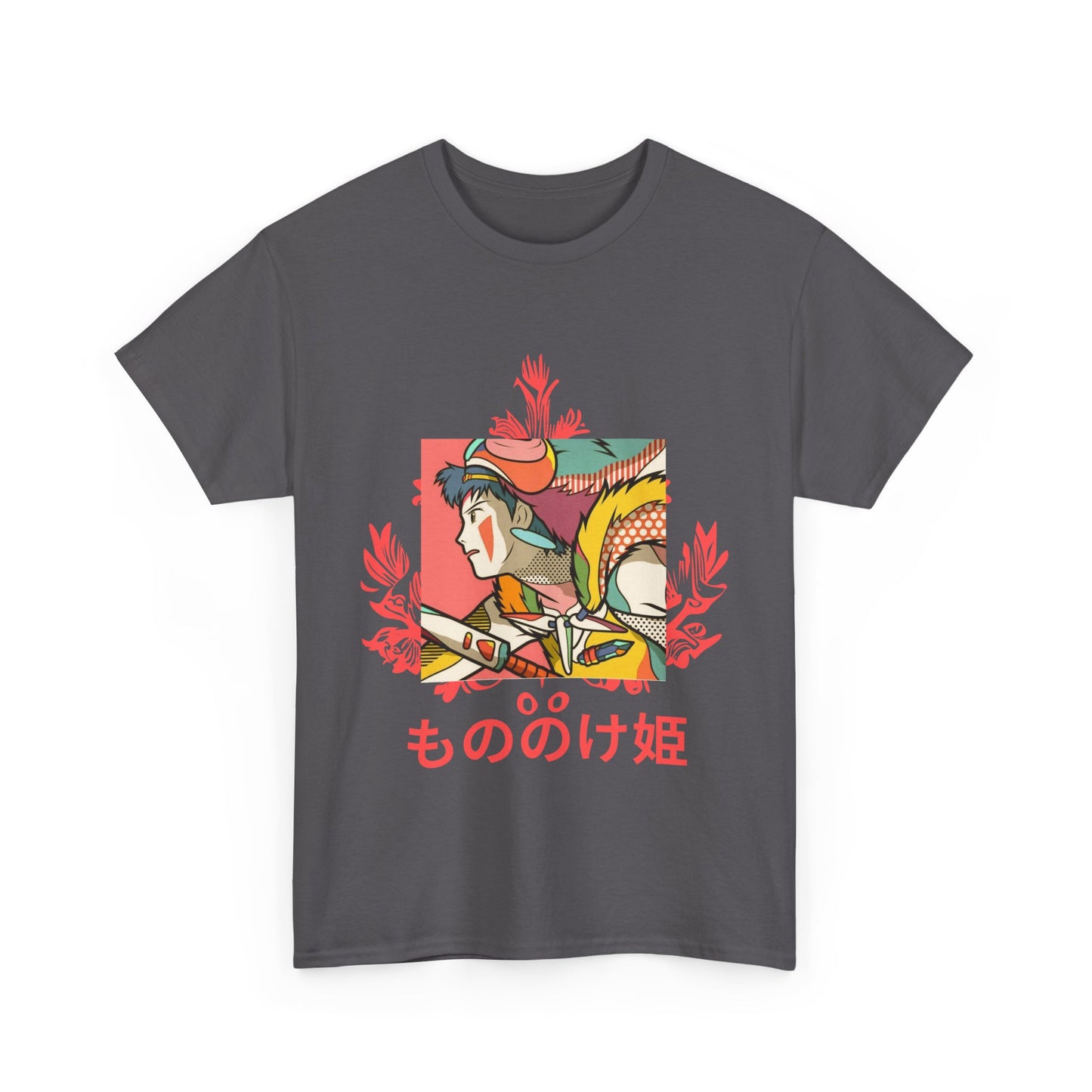 Mononoke Princess T-Shirt – Ghibli Anime Tee 100% Cotton