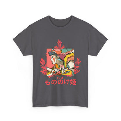 Mononoke Princess T-Shirt – Ghibli Anime Tee 100% Cotton