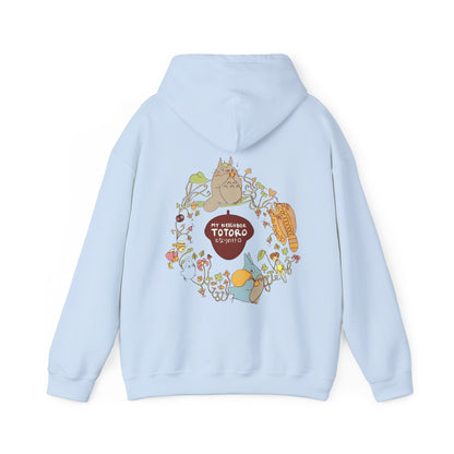 My Neighbor Totoro Back Print Hoodie – 100% Cotton Studio Ghibli Sweatshirt for Anime Fans