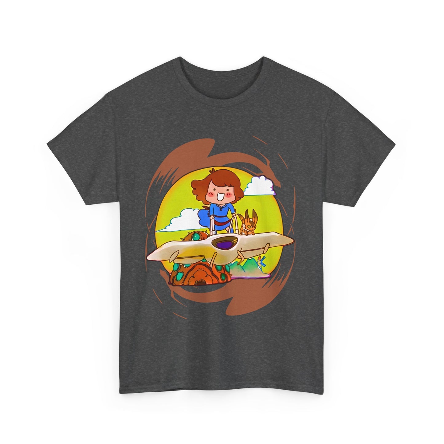 Nausicaa of the Valley of the Wind T-Shirt – 100% Cotton Studio Ghibli Anime Tee
