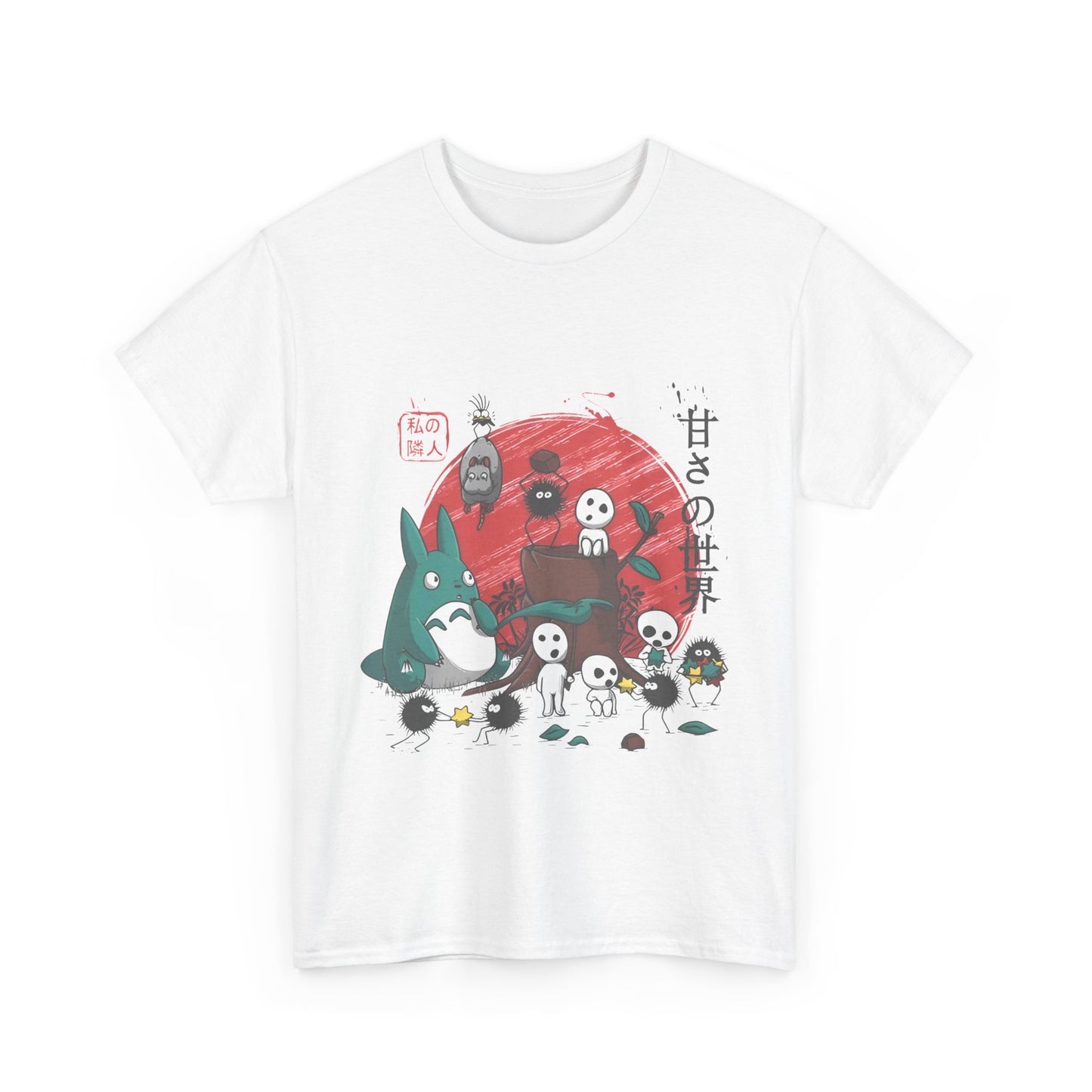 Ghibli Characters T-Shirt – 100% Cotton Anime Tee for Studio Ghibli Fans