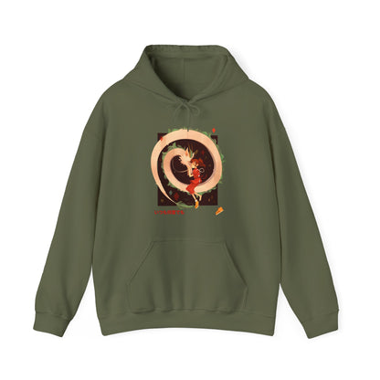 Spirited Away Love Hoodie – 100% Cotton Anime Hoodie Featuring Chihiro and Haku from Studio Ghibli