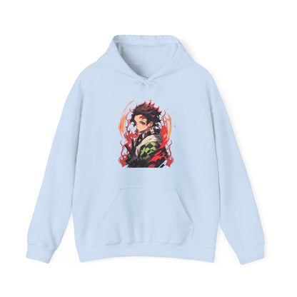 Tanjiro Kamado Demon Slayer Hoodie – 100% Cotton Anime Hoodie for Kimetsu no Yaiba Fans