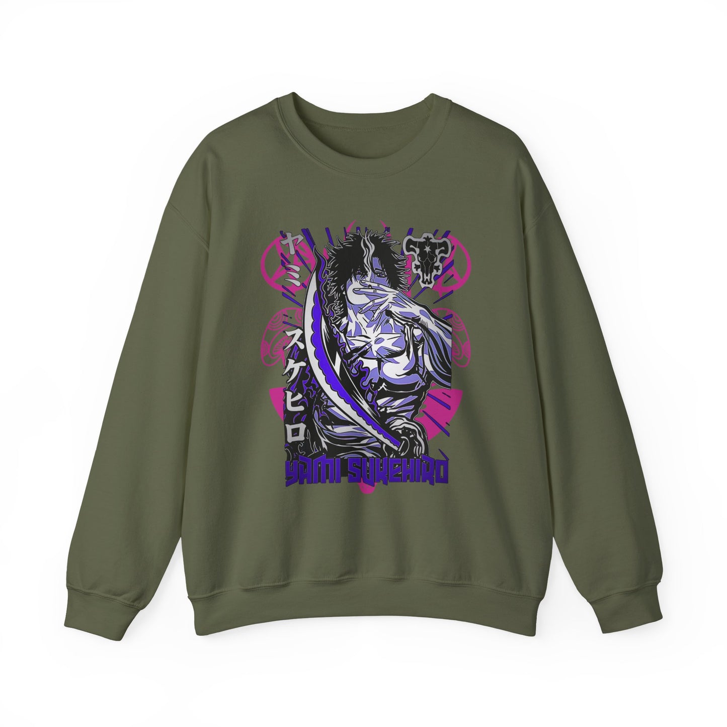 Yami Sukehiro Black Clover Sweatshirt – 100% Cotton Anime Pullover for True Fans
