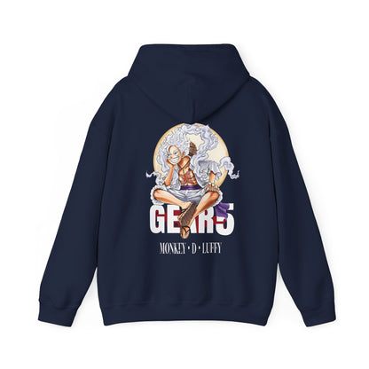 Monkey D. Luffy Gear 5 Back Print Hoodie – 100% Cotton One Piece Anime Sweatshirt