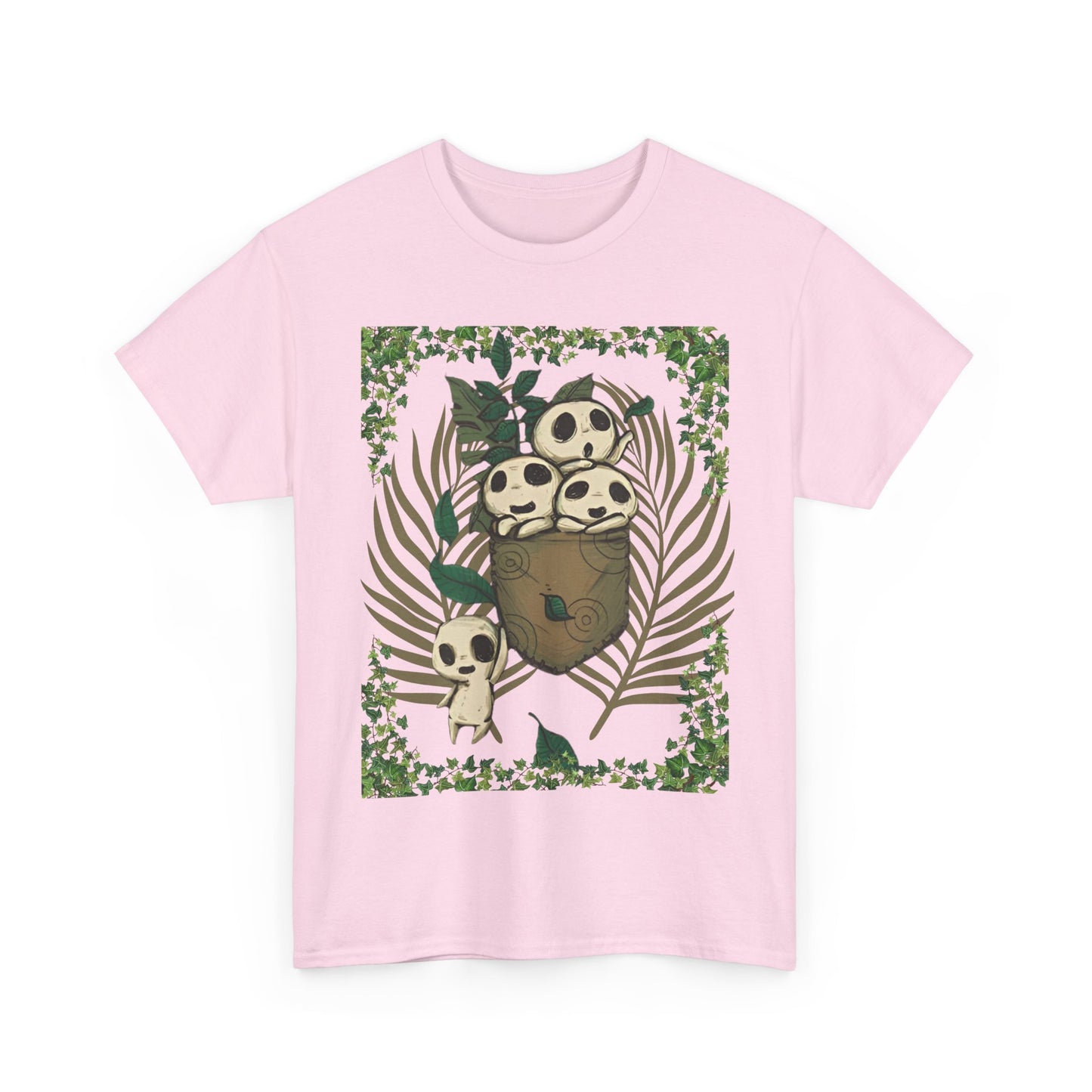 Kodama Ghibli T-Shirt 100% Cotton Studio Ghibli Anime Tee