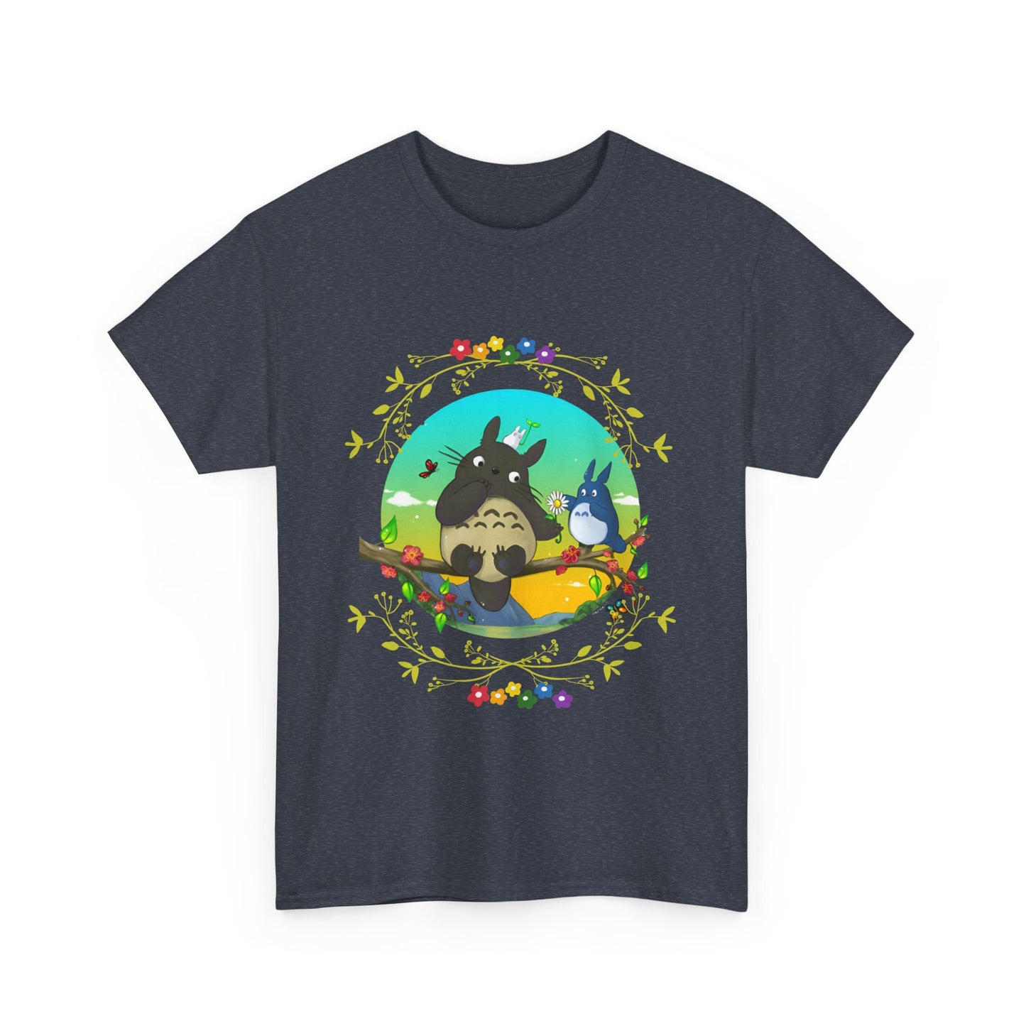 My Neighbor Totoro T-Shirt 100% Cotton Studio Ghibli Anime Tee