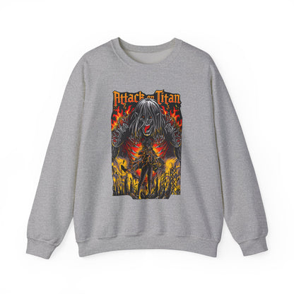 Eren Jaeger Sweatshirt – 100% Cotton Attack on Titan Anime Pullover