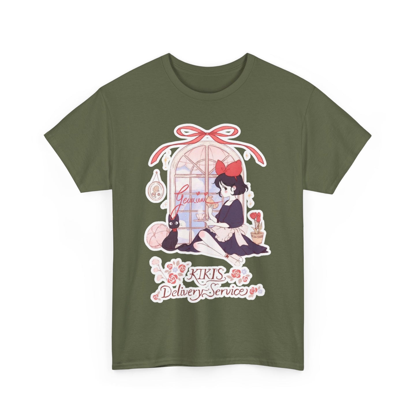 Kiki’s Delivery Service T-Shirt – 100% Cotton Ghibli Anime Tee