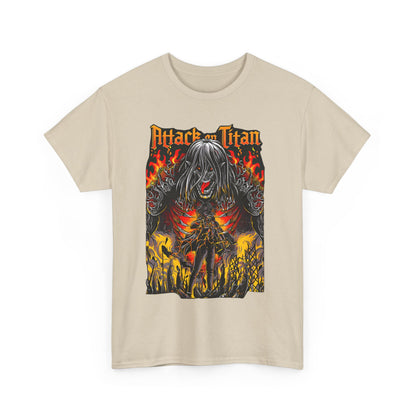Eren Jaeger T-Shirt – 100% Cotton Attack on Titan Anime Tee