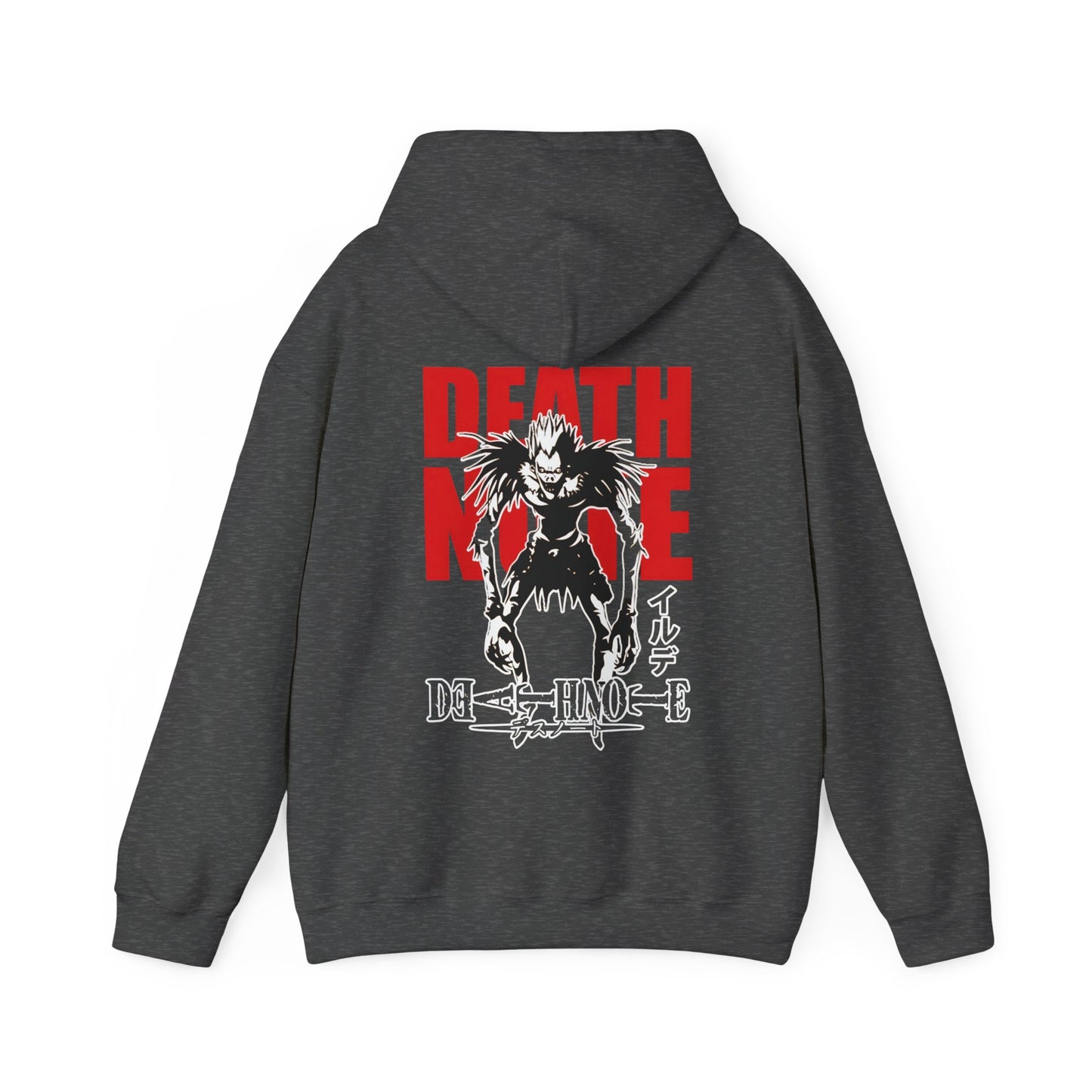 Ryuk Shinigami Death Note Back Print Hoodie – 100% Cotton Anime Sweatshirt for Dark Aesthetic Fans