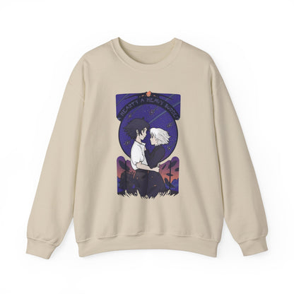 Howl and Sophie Couple Sweatshirt – 100% Cotton Studio Ghibli Pullover from Howl’s Moving Castle