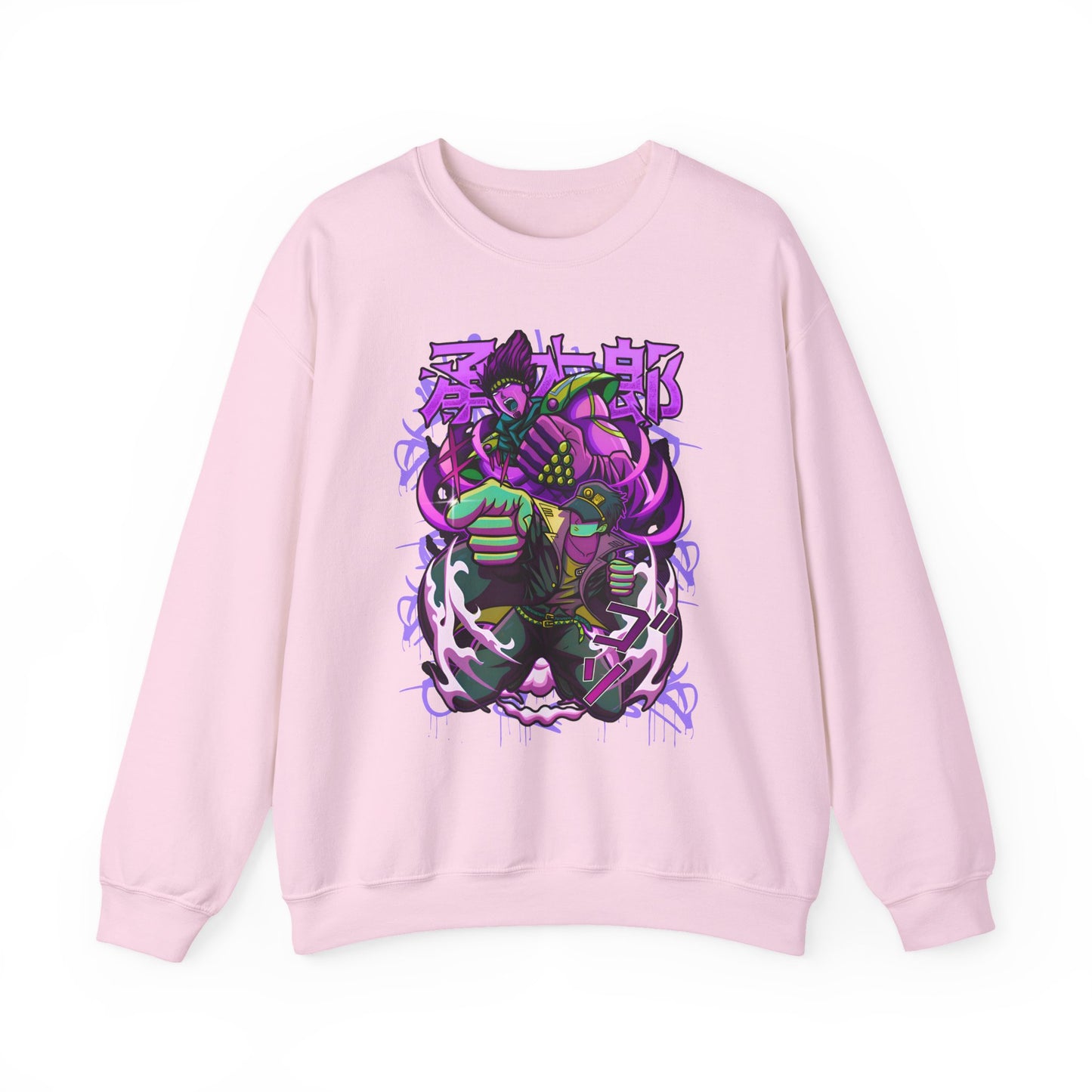 JoJo’s Bizarre Adventure Sweatshirt – 100% Cotton Anime Pullover for JoJo Fans