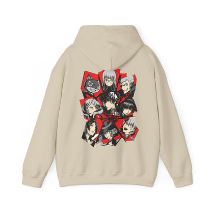 Persona 5 Hoodie with Back Print – 100% Cotton | Phantom Thieves Anime Gamer Hoodie