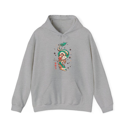 Haku and Princess Mononoke Hoodie – 100% Cotton Studio Ghibli Anime Hoodie for Fans