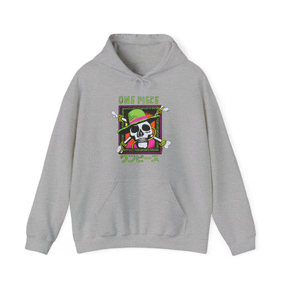 Straw Hat Pirates One Piece Hoodie – 100% Cotton Anime Pullover for True Fans