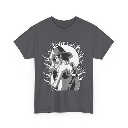 Portgas D. Ace One Piece T-Shirt – 100% Cotton Anime Tee for Fire Fist Fans