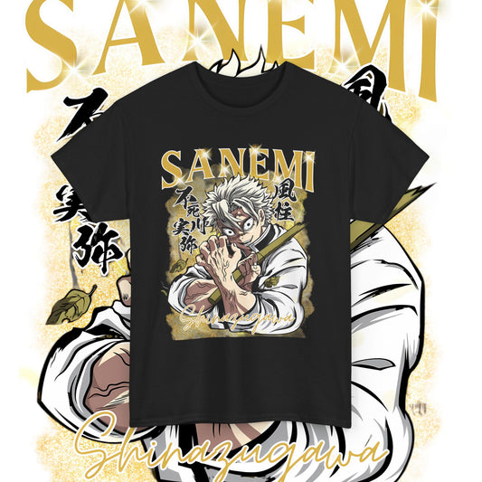 Sanemi Shinazugawa Hashira Cotton T-Shirt | Demon Slayer Anime Tee